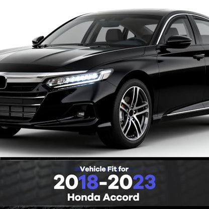 in Channel Rain Guards Fit for Honda Accord 2018 2019 2020 2021 2022 2023 (For 2018-2023 Accord)