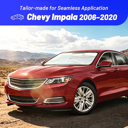 Windshield Sun Shade for Chevrolet Impala 2006 (Fit for Chevrolet Impala 2006-2020)