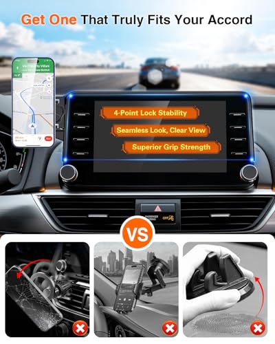Magnetic Phone Holder for Honda Accord 2018 2019 2020 2021 2022 (for 2018-2022 Accord)