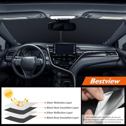 American Flag Windshield Sunshade for 2018 (2018-2024 Toyota Camry American Flag)