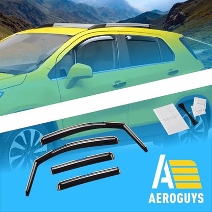 Extra Durable Window Deflectors in (For Chevy Trax 14-22)