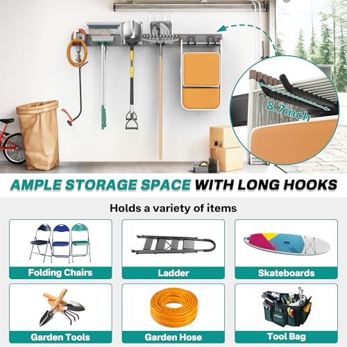 Garage Tool Storage Organizer (6Hooks)
