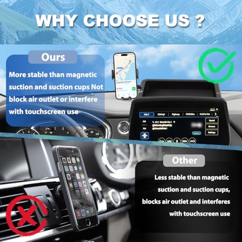 Car Phone Holder Compatible with Chevy Blazer 2023 2024 2025 Accessories 10.2 (2023-2025 Blazer 10.2inch)