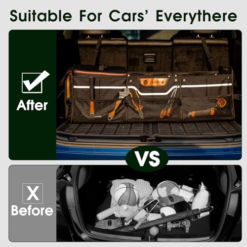 Car Trunk Organizer for SUV (Oversize / BLACK)