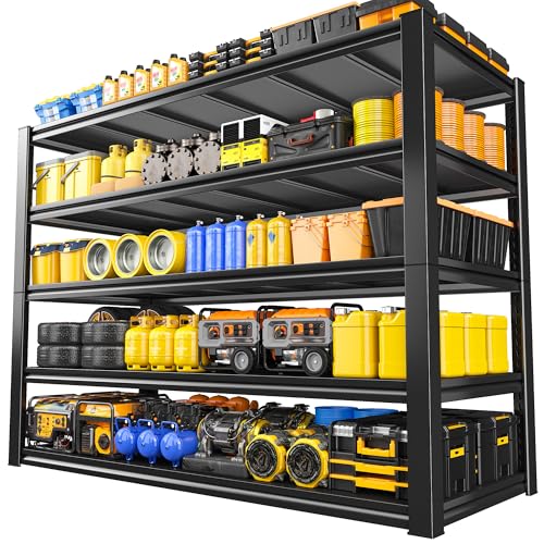 48.2" W Garage Shelving (72.2"H x 24.2"D x 48.2"W)