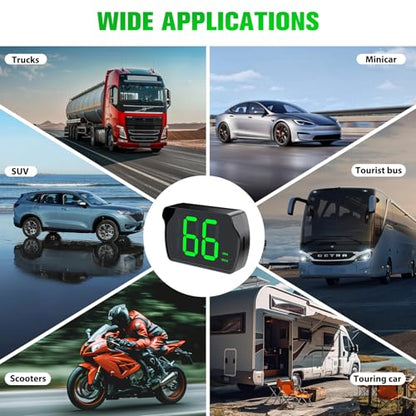 GPS Digital Speedometer for Car MPH (2 Pack Digital Speedometer with Charger)