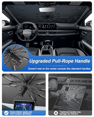 for 2026 Kia K4 Car Windshield Sun Shade Umbrella (2025 2026 K4)