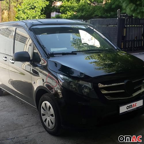 Windshield Sun Visor & Bug Shield Hood Deflector for Mercedes Metris 2016 (Metris 2016-2024 / Sun Visor & Hood Deflector)