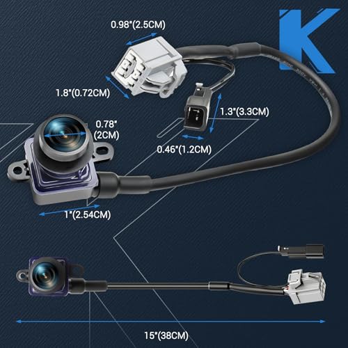 Rear View Backup Camera Compatible with Dodge Journey 2011 (56054158AB)