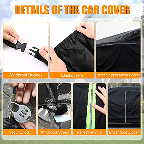 Waterproof Car Cover Compatible with Chevrolet Monte Carlo LS (Monte Carlo 1978-1988)
