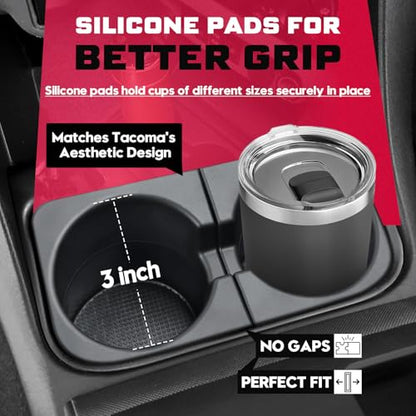 Car Cup Holder Inserts (For 05-17 Tacoma)