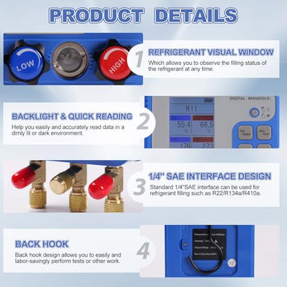 Digital Manifold Gauge Set (Digital Manifold Gauge Set)