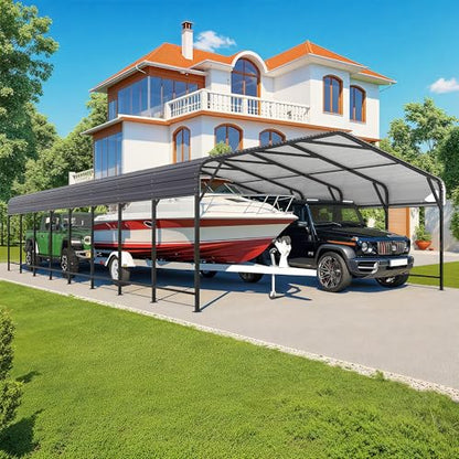 20x40 FT Heavy Duty Metal Carport Canopy (20x40 FT)