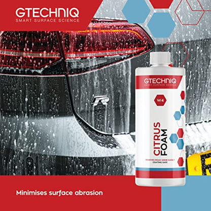 W4 Citrus Foam Shampoo and Degreaser for Cars (34 Fl Oz (Pack of 1))