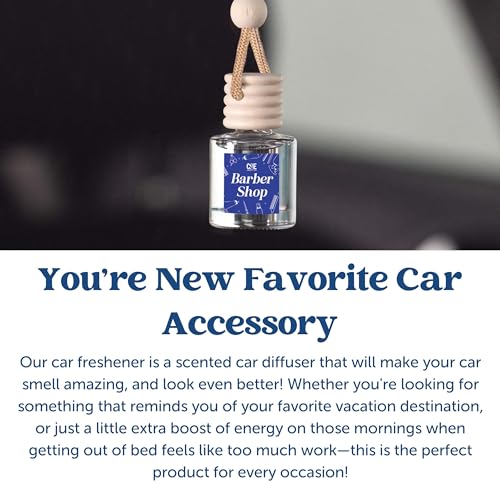 CANDECraftCo 2 Pack Hanging Car Air Freshener Diffuser for Essential Oils