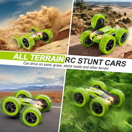 Remote Control Car for Kids Ages 6+ (Green)