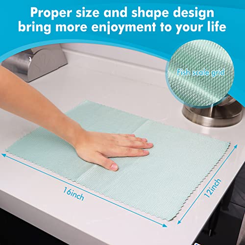 Easy Clean Streak Free Glass Cleaning Miracle Microfiber Cleaning Cloth for Kitchen (6 Color Assorted 6p)