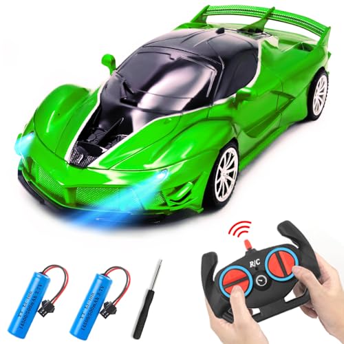 RC Cars Remote Control Car for Kids (Green Car)