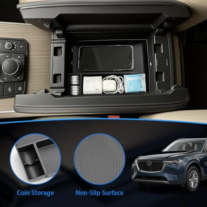 Car Center Console Organizer Tray Compatible for Mazda CX
