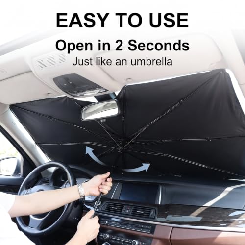 1 PC Umbrella Windshield Sunshade (1 / Silver#2)