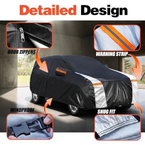 Honda Pilot Car Cover 100% Waterproof All Weather (Custom fit Honda Pilot / SUV car cover)