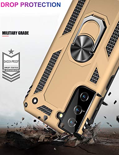 for Galaxy S21 Case (Galaxy S21 (Small 6.2") / Gold)