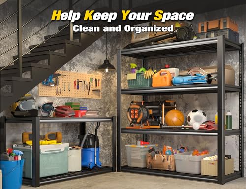 40" W Garage Shelving with Double (40"W x 19.7"D x 59.9"H)