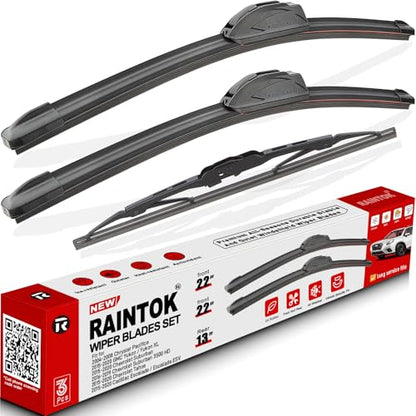 3 Pack Windshield Wiper Blades Replacement for Chrysler Pacifica 2004 (22"/22"/13")