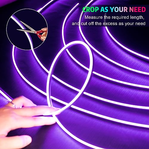 Acrylic Interior Car LED Strip Light with Wireless APP (RGB color 6 in 1)