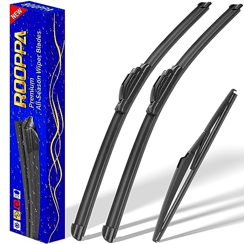 3 Wipers Fits Toyota Rav4 2019 (26"+16"+12")