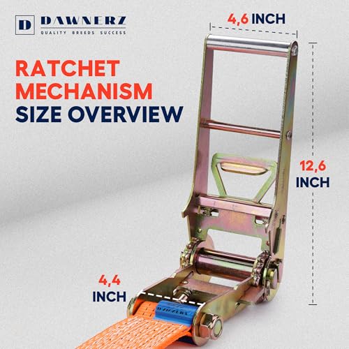 3 inch Ratchet Straps 40 ft 16500 Lbs MBS (3 inch X 40 ft 16500 lbs)