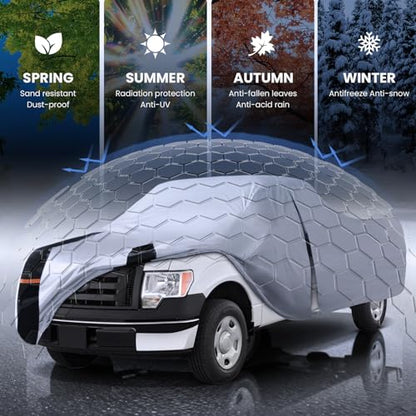Multi Layer Ford F150 Truck Cover (W.Fit F-150(1997-2026) Super Cab SB / White Truck Cover)
