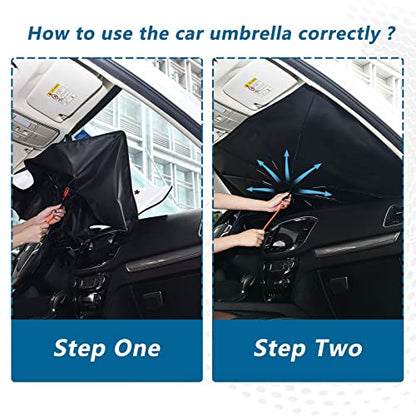 Purple Pink Anime Kawaii Eyes Windshield Sun Shade Umbrella Foldable Car Front Window Sunshade Blocks UV Rays Heat Keep Vehicle Cool (multi 20)