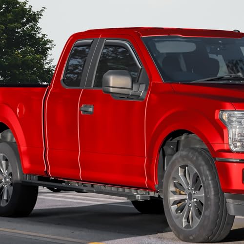 in Channel Extra Durable Rain Guards for Ford F150 2015 (For F150 15-20)