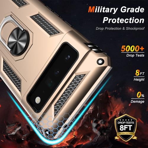 for Google Pixel 6 Pro Case with Screen Protector (Yellow / Google Pixel 6 Pro)