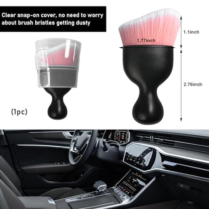 Car Detailing Brush (Pink/White / 1 PC)
