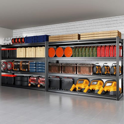 72" W Storage Shelves Heavy Duty Garage Shelving 30" D Metal Shelving Unit (72"Wx30"Dx72H | 4 Tier)
