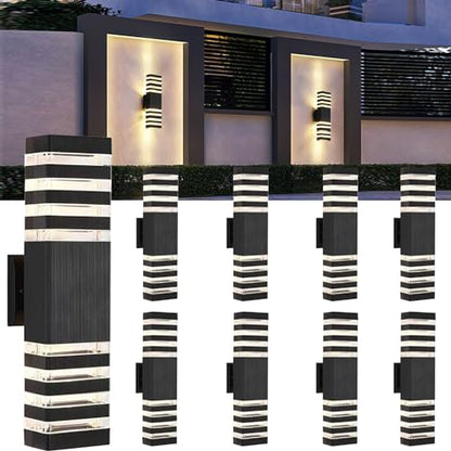 18inch LED Square Up & Down Wall Lights (18inch-8Pack)