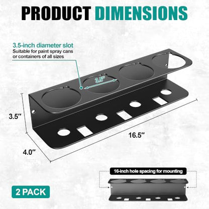 Spray Can Holder (16.5in x 2Pack)