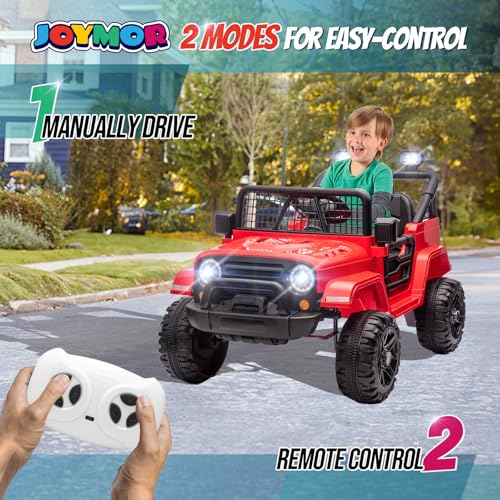 12V Kids Ride on Truck with Remote Control (Red)