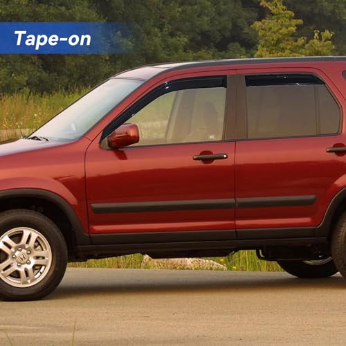 Window Visors Rain Guards for 2002 2003 2004 2005 2006 Honda CRV CR (2002-2006 Honda CRV)