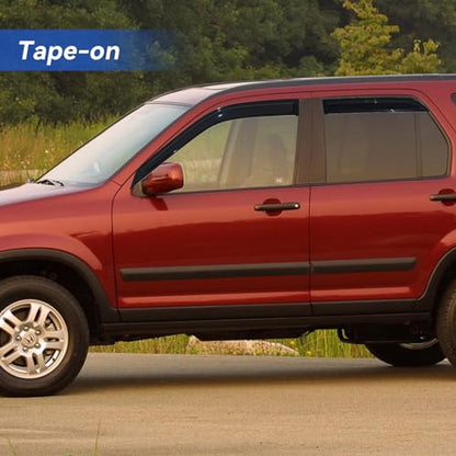 Window Visors Rain Guards for 2002 2003 2004 2005 2006 Honda CRV CR (2002-2006 Honda CRV)