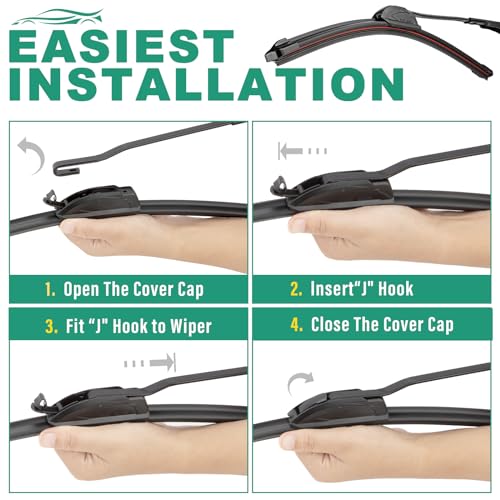 Windshield Wiper Blades Replacement for Kia Sportage 2011 (24" 18" 12")