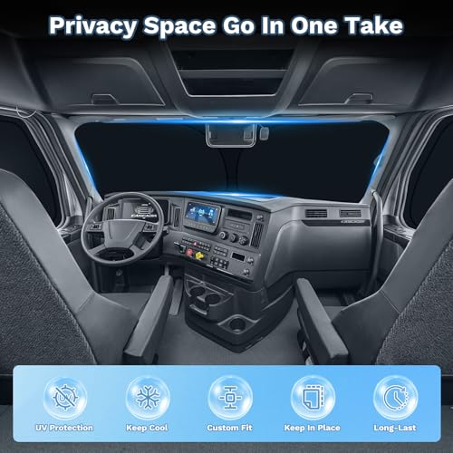 Car Window Shades for Freightliner Cascadia 2018 (FOR | Freightliner Cascadia 2018-Present)