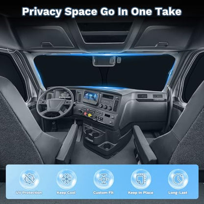 Car Window Shades for Freightliner Cascadia 2018 (FOR | Freightliner Cascadia 2018-Present)