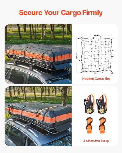 Roof Rack Basket (Basket w/ Bag & Net / 84x39in)