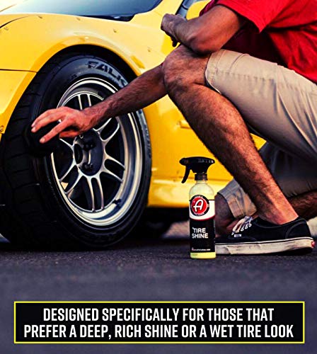 Adam's SiO2 Infused Tire Shine Plus 16oz (Refill Kit)