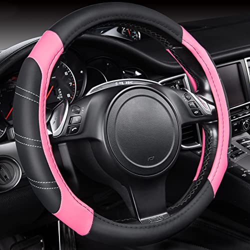 Line Rider Microfiber Leather Sporty 14.5 (Black＆ Pink / Standard[14.5"-15"])