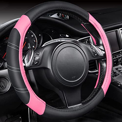 Line Rider Microfiber Leather Sporty 14.5 (Black＆ Pink / Standard[14.5"-15"])