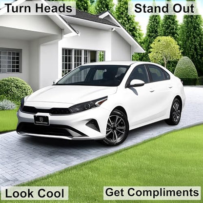 Full Headlight Head Light Tint Kit Compatible with Kia Forte 2022 (Front Kit 22-24 / Light Smoke)
